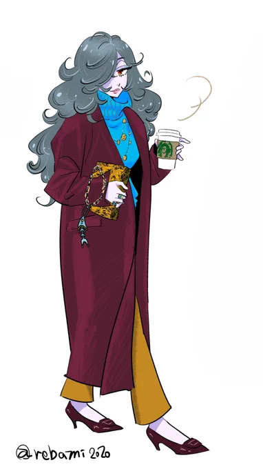 コーヒータイム #イラスト 