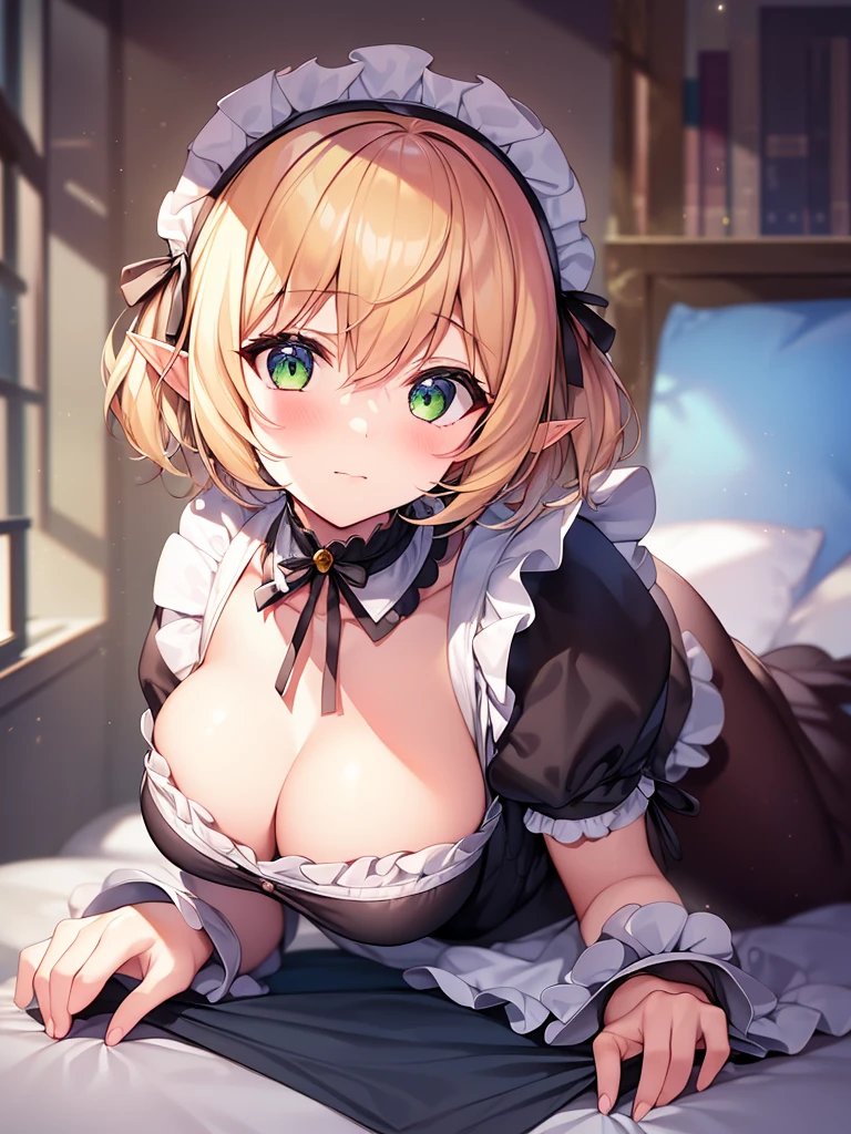 AICharmArt's tweet photo. #AIart #AIイラスト #金髪エルフちゃん #メイドエルフちゃん https://t.co/RI8mFzxc1o