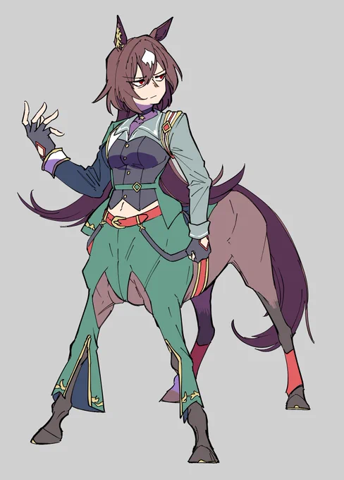 トレンドに下半身異形タグが上がってるのでタウロスウマ娘再掲しとく 