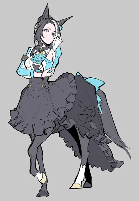 トレンドに下半身異形タグが上がってるのでタウロスウマ娘再掲しとく 