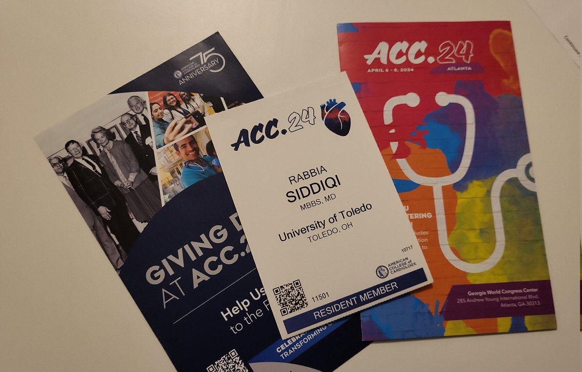 Excited to present my work at #ACC24! Looks like I'll be celebrating my birthday with the world of cardiology this year! 
#ACC24 #ACCWIC #ACCMedRes