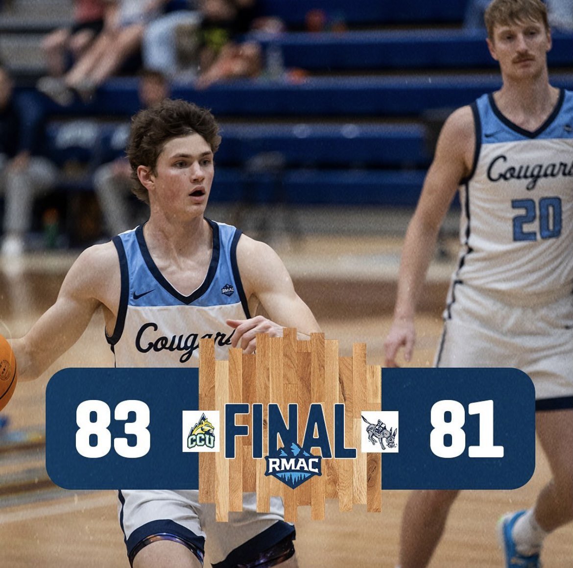 Monster win from the Cougars! Schafer Reichart went off for a career night with 34 points to lead his team to an upset of Mines 93-81 in the home finale!
