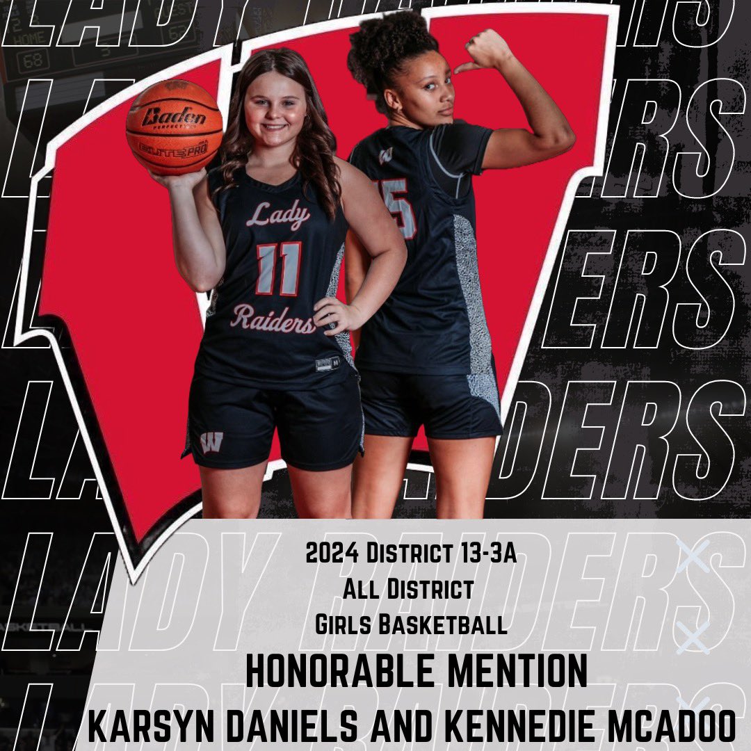 Winnsladyraider's tweet photo. Congratulations Karsyn and Kennedie 🔥 https://t.co/gFoaXhMrjn