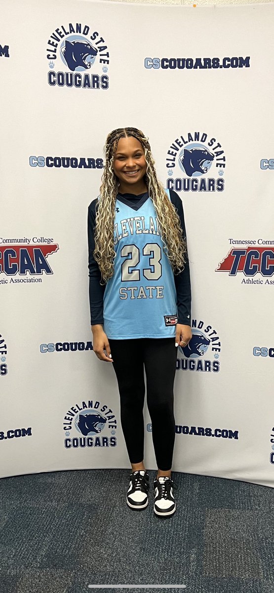 __Kristy78__'s tweet photo. My girl committed to Cleveland State to play basketball today! #23 Lady Cougars 🏀Chasing her dreams! https://t.co/1W1fcnYMrl