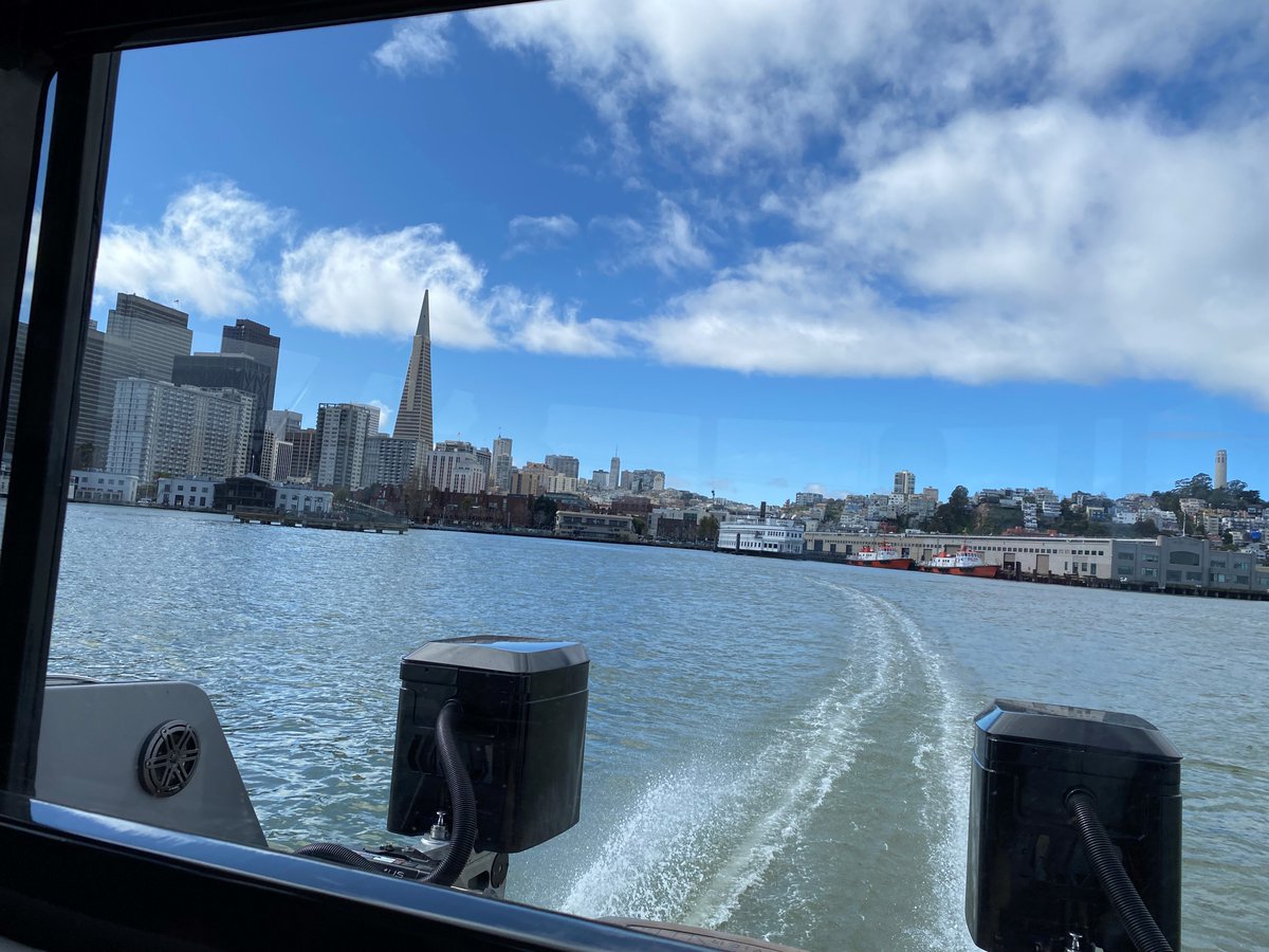 Incredible ride aboard the <a href="/navierboat/">Navier</a> electric hydrofoil today. The future is here, Bay Area!!!