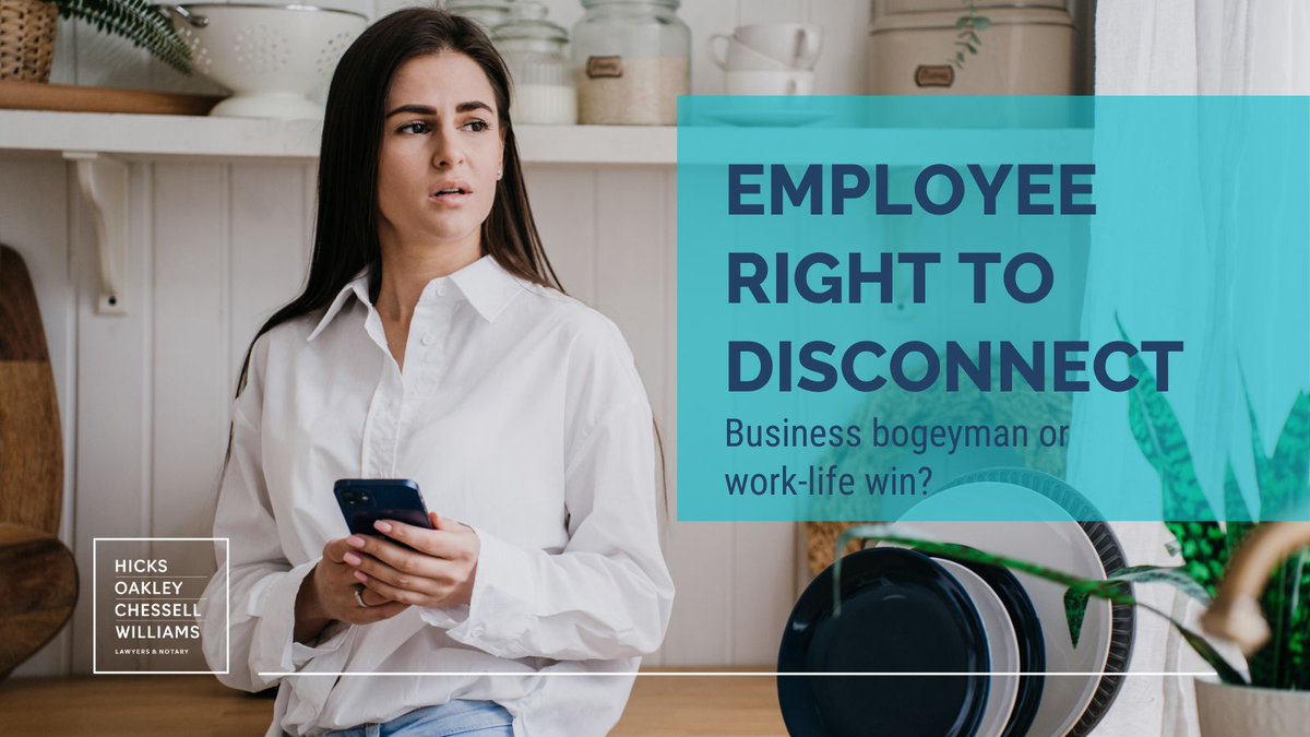 Interested in how the 'right to disconnect' legislation reshapes the employer-employee relationship? Our Employment lawyers examine its impact on workplace norms. Are you equipped to navigate this evolving landscape? Check out the article for key insights: bit.ly/EmployeeRTD