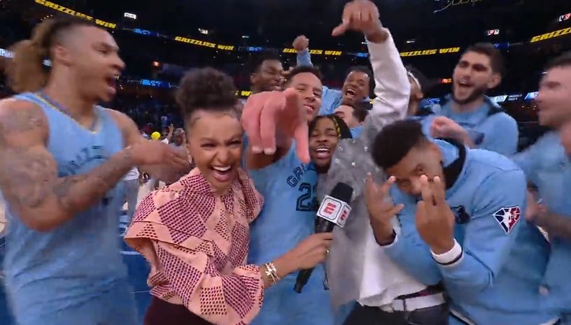 The difference in energy between these two teams is shocking

The NBA needs the Grizzlies😭