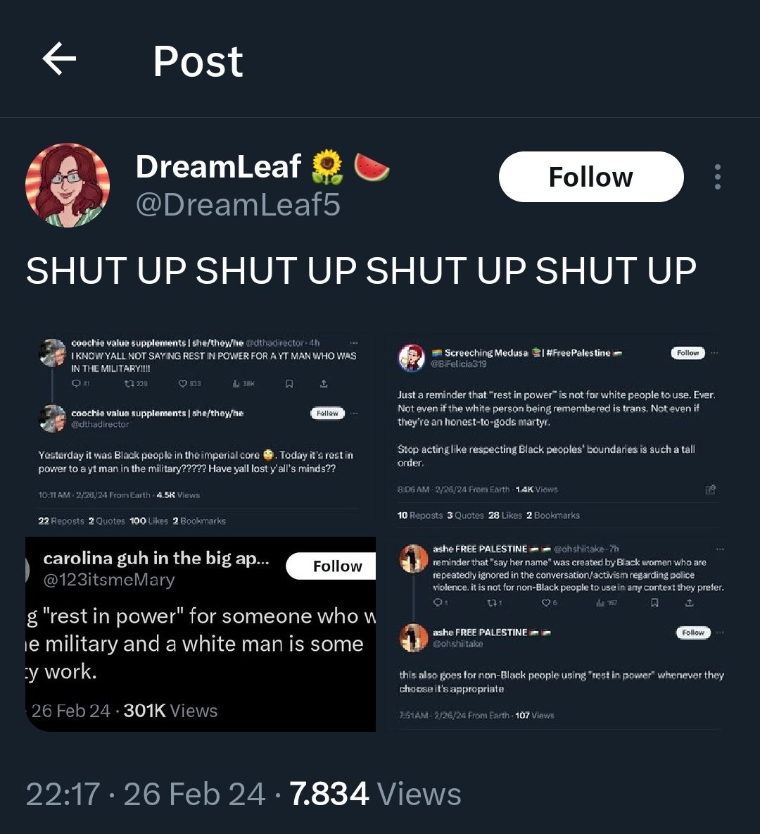 unr1pegir1's tweet photo. So when are we going to talk about her racist ass? I need her and that whole group of racist "leftists" gone https://t.co/pnnP3JOEJp