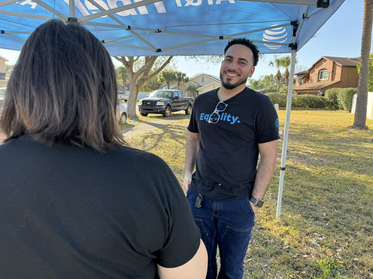sal_belliard's tweet photo. Teamwork at its finest! 💪 Waterford and IHX joining forces to win local, raising fiber awareness and fueling business growth. Let’s win together! 🌐🚀 #FiberSuccess #Teamwork #LifeAtATT #OneFLA #Fibertastic @Kenn4theWin @reynaolivo1 https://t.co/TeI1XIZlH3