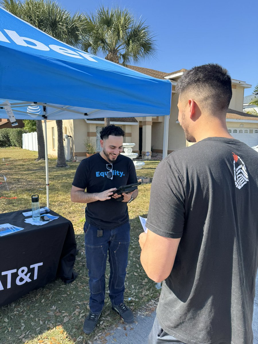 sal_belliard's tweet photo. Teamwork at its finest! 💪 Waterford and IHX joining forces to win local, raising fiber awareness and fueling business growth. Let’s win together! 🌐🚀 #FiberSuccess #Teamwork #LifeAtATT #OneFLA #Fibertastic @Kenn4theWin @reynaolivo1 https://t.co/TeI1XIZlH3