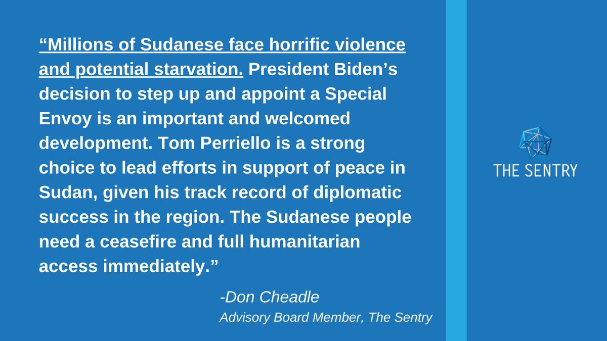 Tom Perriello named new special envoy for #Sudan, providing a desperately needed boost to peacemaking efforts. The envoy must accelerate efforts to produce a ceasefire, full humanitarian access, and an inclusive political transition. reuters.com/world/africa/u…