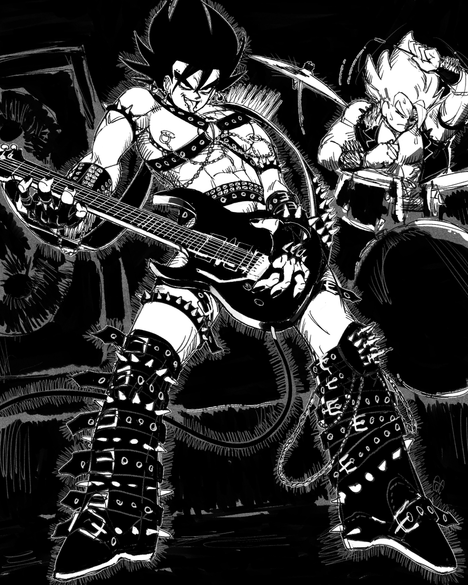 theyre in a metal band #dbz