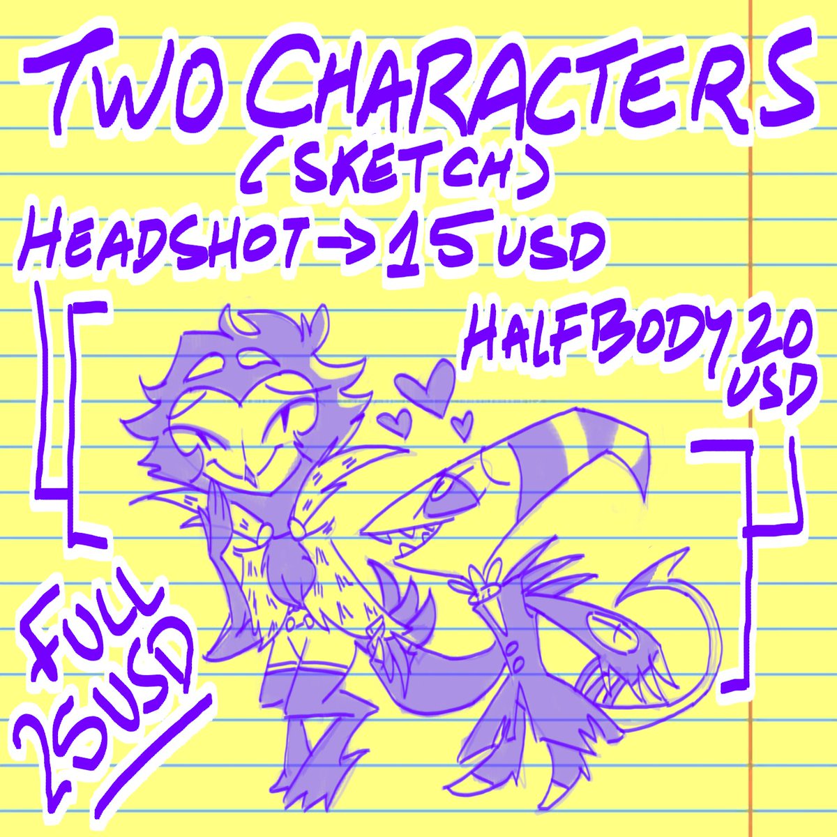 ginny_wings's tweet image. (1/3) OPEN COMMISSIONS!
if you like my artwork i can make a drawing for you! portfolio on my pinned thread. PLEASE like and repost to share if you can’t buy it helps!
contact me on DM!
#commissionsopen #opencommissions commissions sheet commission furry #furry #Commission