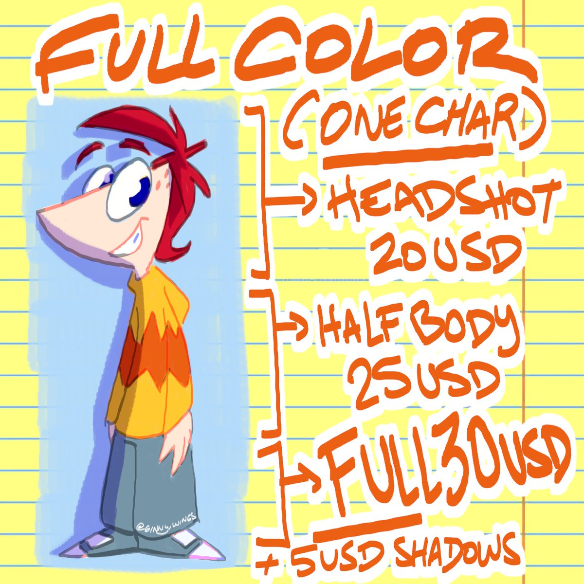 ginny_wings's tweet image. (1/3) OPEN COMMISSIONS!
if you like my artwork i can make a drawing for you! portfolio on my pinned thread. PLEASE like and repost to share if you can’t buy it helps!
contact me on DM!
#commissionsopen #opencommissions commissions sheet commission furry #furry #Commission