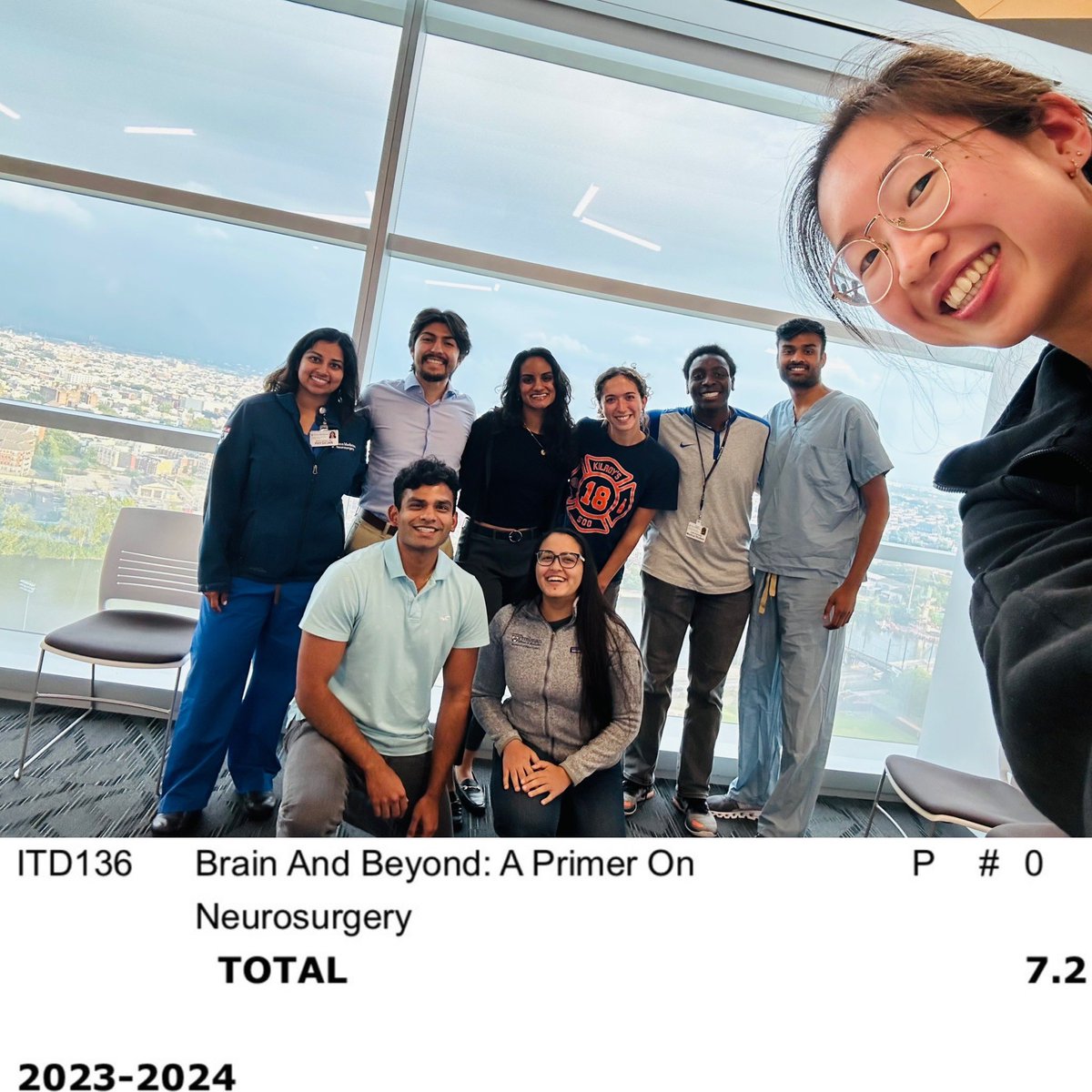 SoniaAjmera's tweet photo. Pretty cool to see our inaugural intro course on a @PennMedicine transcript! ✨Med students: stay tuned, #BrainandBeyond Summer 2024 registration opening soon ✨@PennNSG @SnehaSaiMannam @visishs https://t.co/eejcuwU92u