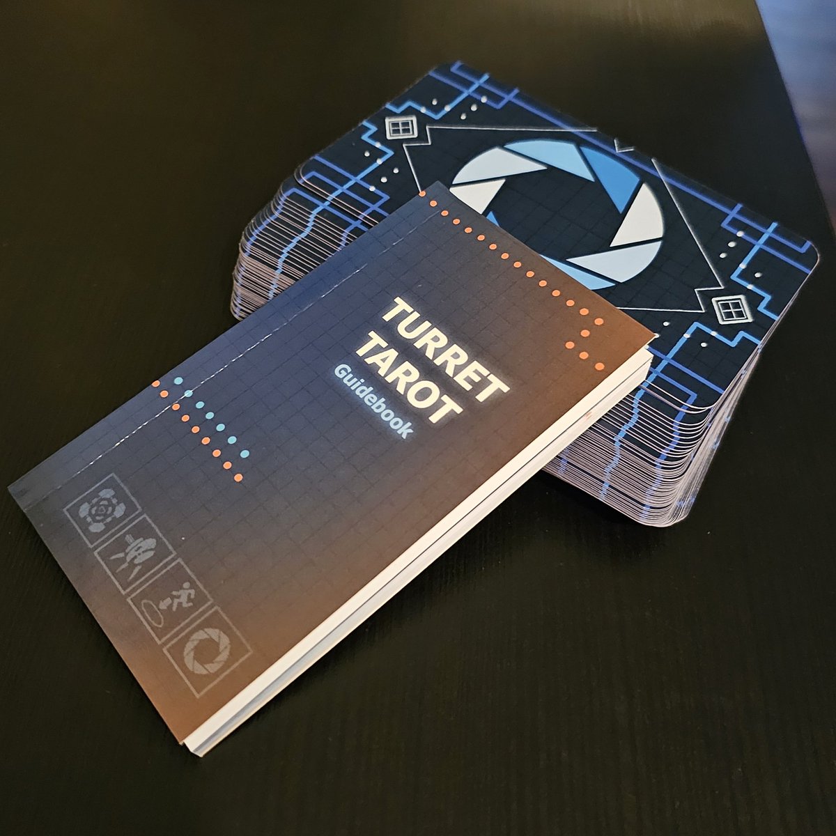 TarotTurret's tweet photo. After a few delays, we received our test copy of the physical guidebook! We'll be taking a bit to make sure that everything is looking good, and then we'll start final protection! https://t.co/IRyCBmkyuE
