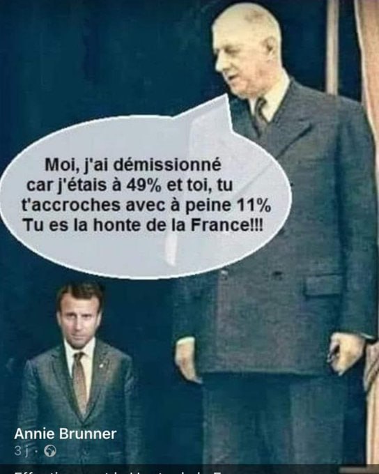 CitoyenFreeman's tweet photo. @Veritiste @Elysee @EmmanuelMacron Magnifique‼️... 🤗
Un grand moment de solitude pour le connard international. 🌐
@AssembleeNat @Senat #Article68 #Article53 #MacronDestitution https://t.co/wJz75babLi