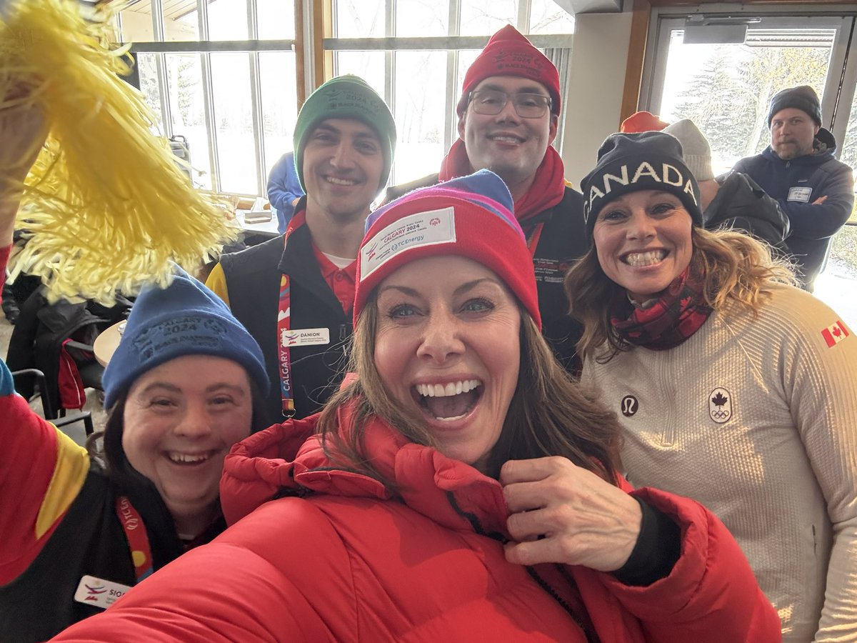 CBernardCurler's tweet photo. Ready to race! The celebrity snowshoe race to kick off the 2024 Special Olympic Winter Games, presented by @BlackDiamondGrp! Let's rock these Games Calgary!  @SOCWGCalgary24 https://t.co/3f7B1OxcP9