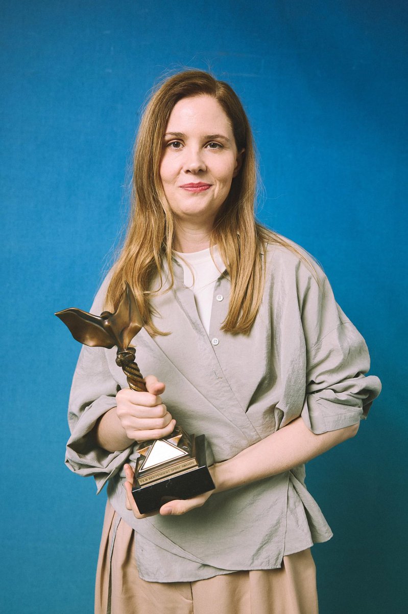neonrated's tweet photo. ANATOMY OF A FALL director Justine Triet and HOW TO BLOW UP A PIPELINE editor Daniel Garber with their @filmindependent #SpiritAwards. 🏆 https://t.co/NcRTgkGS6m