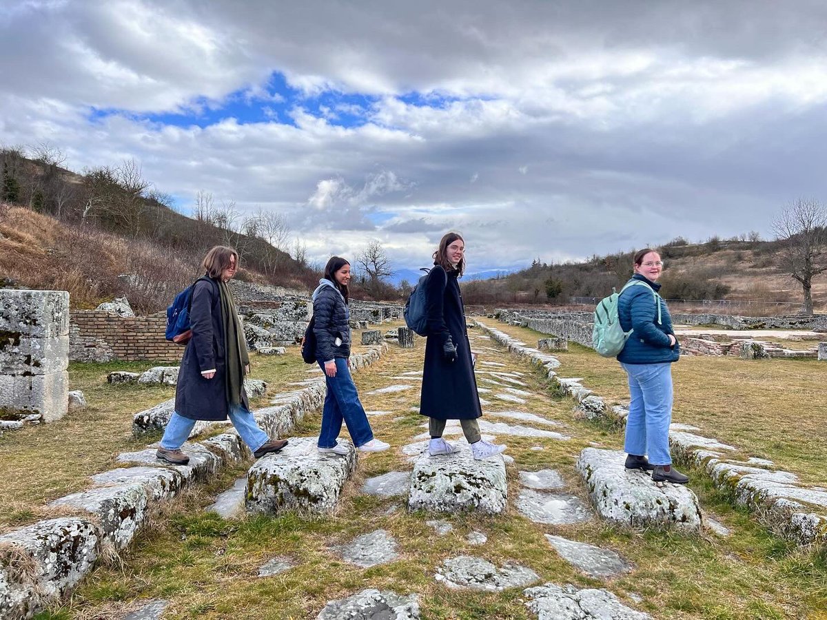 thecentrorome's tweet photo. 🏛️Ancient City Spotlight🏛️. We’ve visited sites like the Mosaic of the Nile in Praeneste and Alba Fucens. We also love our daily site reports led by students and getting to explore so many museums! #AncMedTwitter #ClassicsTwitter #AncWorldTwitter #TeachAncient https://t.co/leT2evjr1c