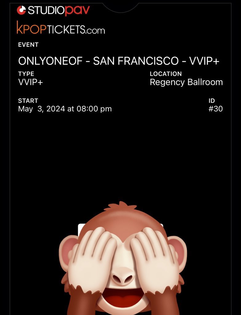taeyangchip's tweet photo. WTS ONLYONEOF VVIP+ WITH FANCHAT &amp; SNAPSHOTS san francisco 

trying to sell ASAP like by tomorrow, please dm me if you are seriously interested 

all snapshots are $20 off (discount) 
vvip+ is $300

#wtsonlyoneof #onlyoneof #lyon wts ooo studio pav ticket https://t.co/t0eO0QwpQ4