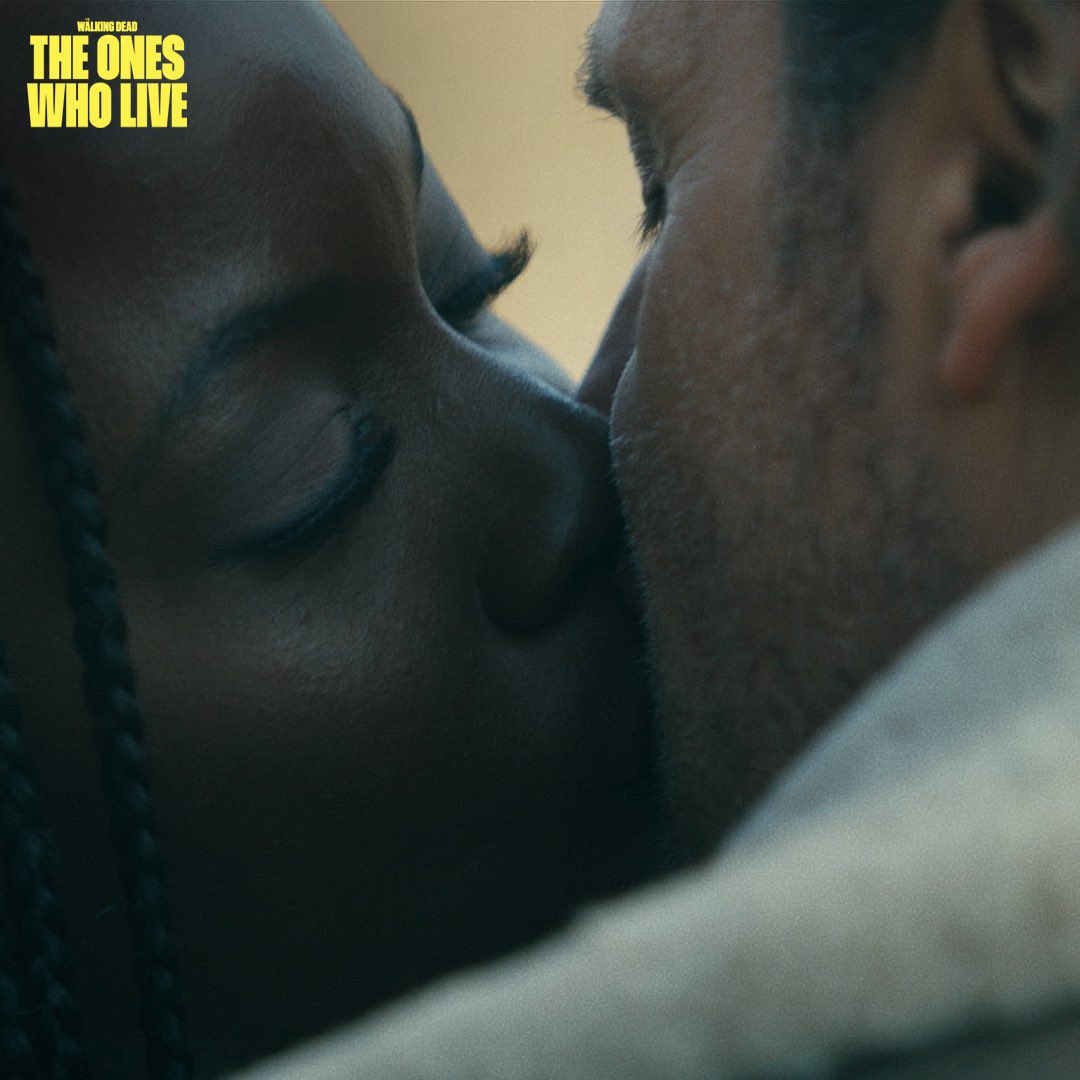 WalkingDead_AMC's tweet photo. You are not “dreaming” Rick and Michonne are back! 

Watch the premiere of #TheOnesWhoLive on AMC and AMC+ right now. https://t.co/hXJGRVg5NO