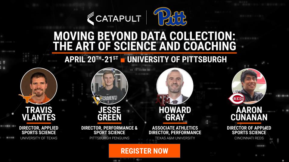 Ben Slingerland (@benslingerland) on Twitter photo Less than 2 months away from our <a href="/catapultsports/">Catapult</a> / <a href="/Pitt_ATHLETICS/">Pitt Panthers</a> Sport Science Conference "Moving Beyond Data Collection: The Art of Science and Coaching" ... our first set of presenters have just been announced:
<a href="/PlatformWarrior/">Travis Vlantes</a> / <a href="/Jessepgreen/">Jesse Green</a> / <a href="/HstephenG/">Howard Gray</a> / <a href="/aaronjcunanan/">Aaron J. Cunanan, PhD</a> Less than 2 months away from our <a href="/catapultsports/">Catapult</a> / <a href="/Pitt_ATHLETICS/">Pitt Panthers</a> Sport Science Conference "Moving Beyond Data Collection: The Art of Science and Coaching" ... our first set of presenters have just been announced:
<a href="/PlatformWarrior/">Travis Vlantes</a> / <a href="/Jessepgreen/">Jesse Green</a> / <a href="/HstephenG/">Howard Gray</a> / <a href="/aaronjcunanan/">Aaron J. Cunanan, PhD</a>