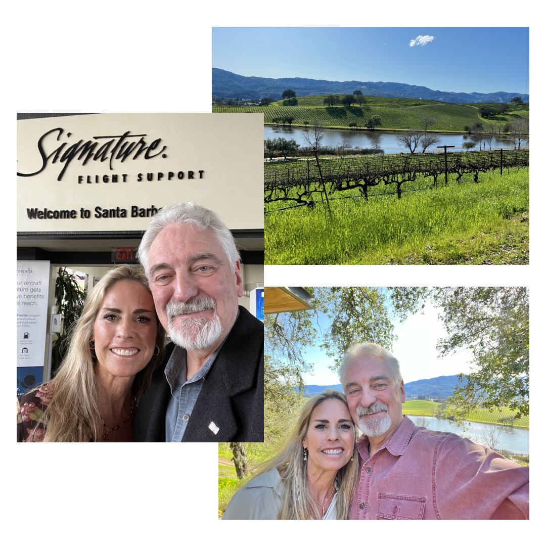 IvanMisner's tweet photo. Jody and I met on a Zoom call three years ago. However, two months later we met “in person” for the first time at this location in Santa Barbara for a trip to Napa Valley. We’re recreating some of that magic this week. ❤️❤️ https://t.co/84UcZnSAuY