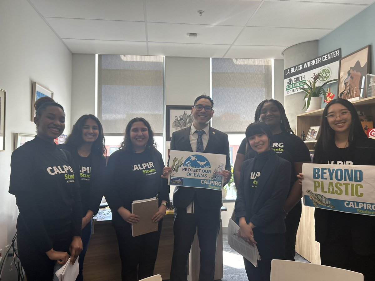 J4neeee___'s tweet photo. It was great to meet with the office of @LolaForSenate to represent the voices of students! @CALPIRGStudent #CampustoCapitol #LobbyDay2024 #BreakFreeFromPlastic #ProtectOurOceans https://t.co/G1X7dX8zsd