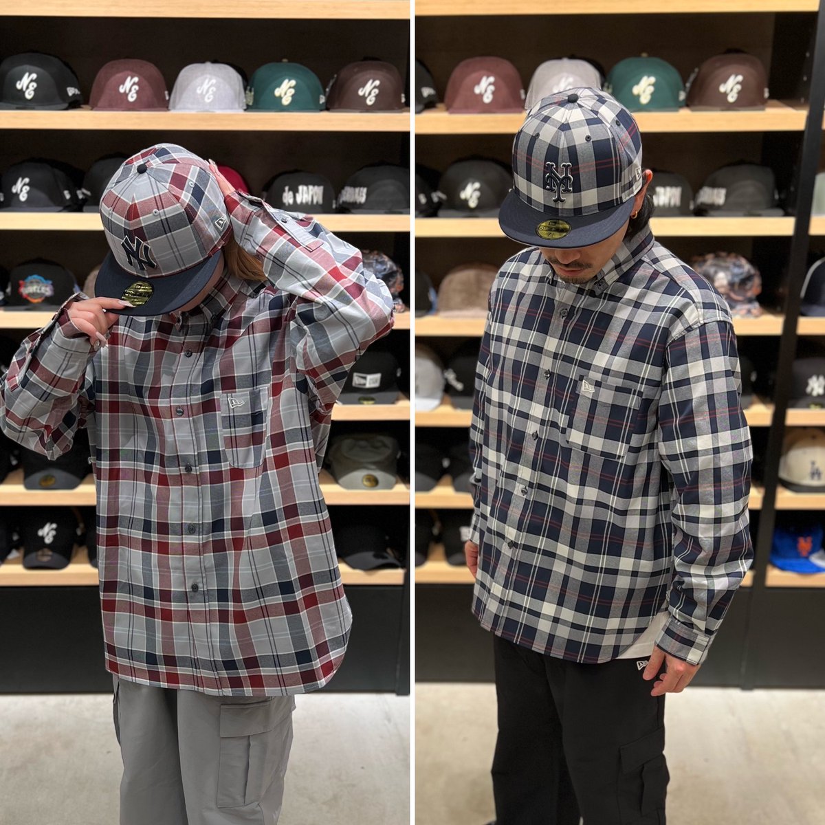 NEW ERA チェック柄シャツ Mサイズ 商品情報】 NEW ERA® BLACK LABELより新作アイテムのご紹介