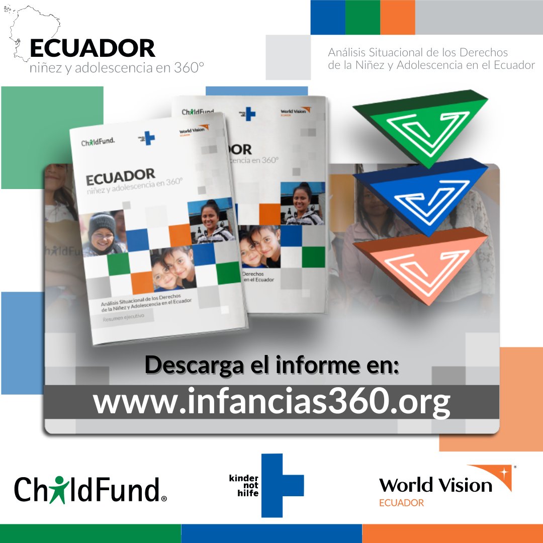 ChildFundEc's tweet photo. 📊#Infancias360 I Descubre el universo de datos en https://t.co/7coZrvazv5
Visita nuestra página para acceder y explorar información detallada del estudio: por género, edad, territorio ¡y mucho más!
#DerechosNiñez #Adolescentes #DatosDeImpacto #ChildFundEc #WorldVisionEc #KnhEc https://t.co/fh9NtN7u3M