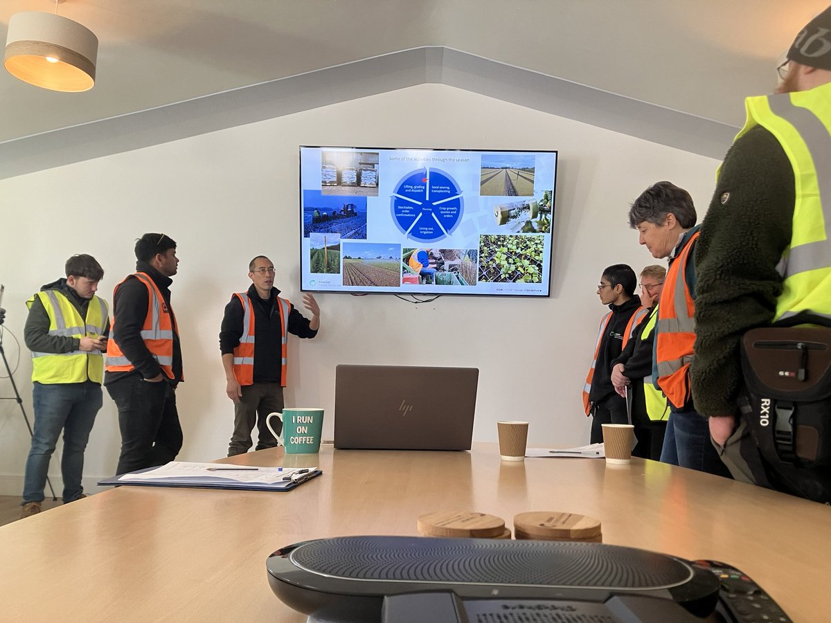 BUForestry's tweet photo. great start to the #MSc #forestry study tour @MaelorForest who generously hosted us today, clearly explaining various aspects of supplying high quality tree seedlings at scale. Challenges aplenty including #climatechange - fascinating to see innovation, technology &amp; passion. https://t.co/nRc6oSAWKy
