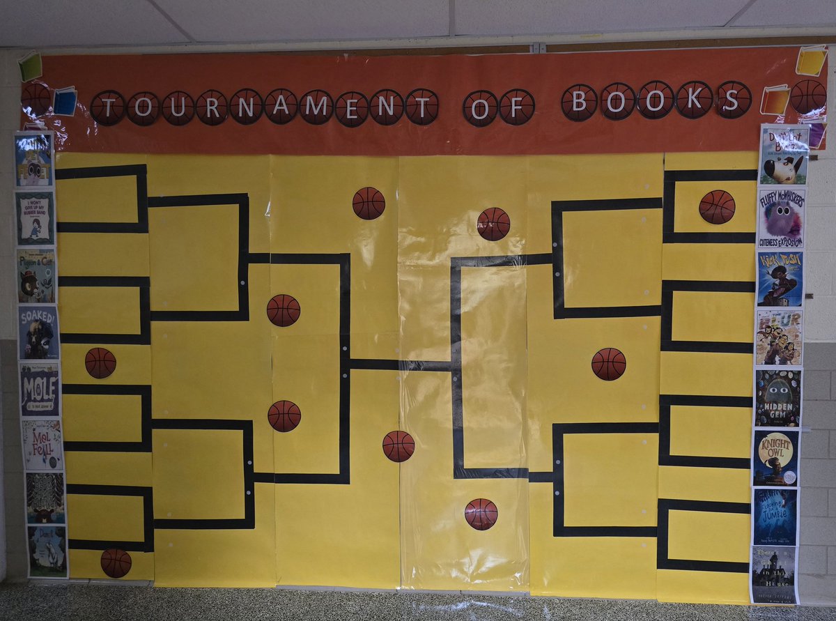 Get ready Mustangs! The March Madness Tournament of Books Starts Tomorrow! This year's focus is on picture books! 📚😃📖