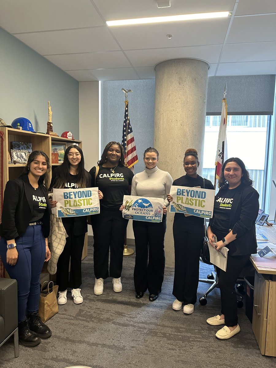 J4neeee___'s tweet photo. Thank you @Patterdude and your office for meeting with  @UCLA @CALPIRGStudent today for our Annual Lobby Day!  California can keep leading the way on fighting plastic pollution!#LobbyDay2024 #BreakFreeFromPlastic #ProtectOurOceans https://t.co/enAsLgo2mU