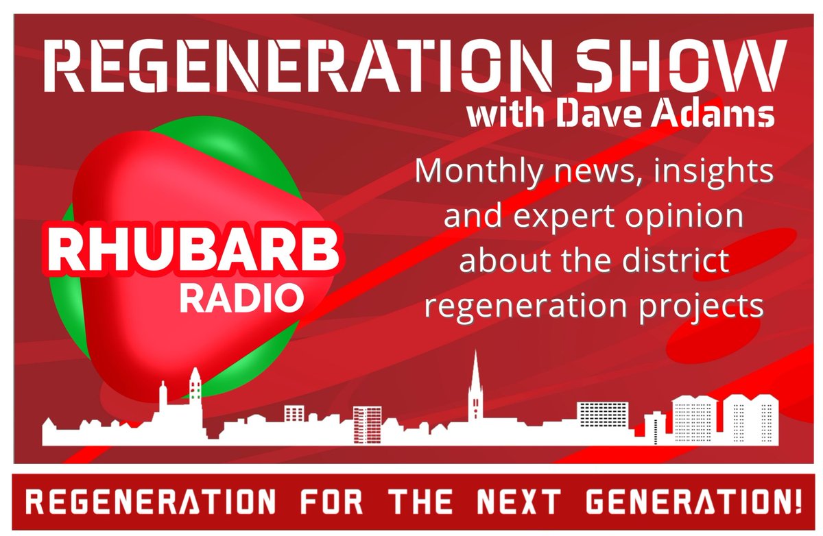 🎙The Regeneration Show is back for a new series this Tues evening at 6pm on Rhubarb Radio, showcasing the amazing developments taking place across the District, with Dave Adams visiting Wakefield College, talking to students about their thoughts on regeneration. @MyWakefield