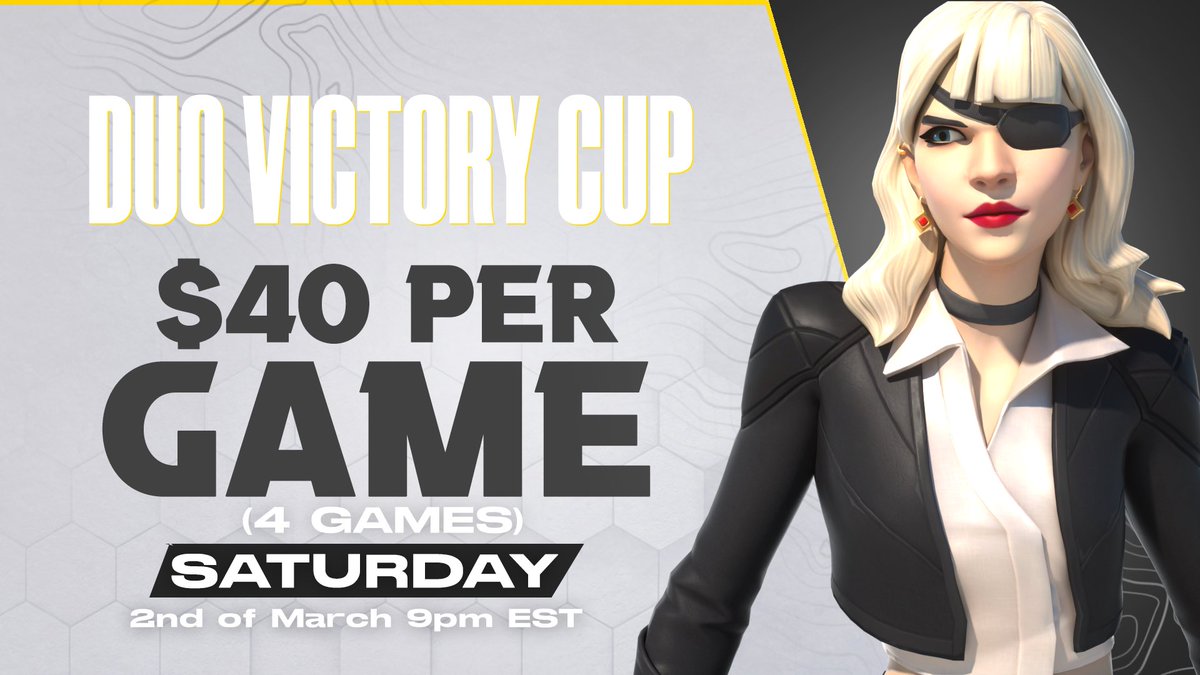 . <a href="/VictoryScrims/">Solo Victory Scrims</a> are hosting a DUO $200 32 man zw ($50 per game) on 3/2/24 at 9pm EST

How to Join:
- Must be following @vfxfruit , <a href="/Krayzowyd/">Krayzo</a> ,  @SkiBorderHops , <a href="/LilZeoh/">Zeoh</a>
- ❤️ + ♻️
- @ your duo in replies
- Tab the Stream when event starts

Good luck 🍀, Discord in Replies 👇