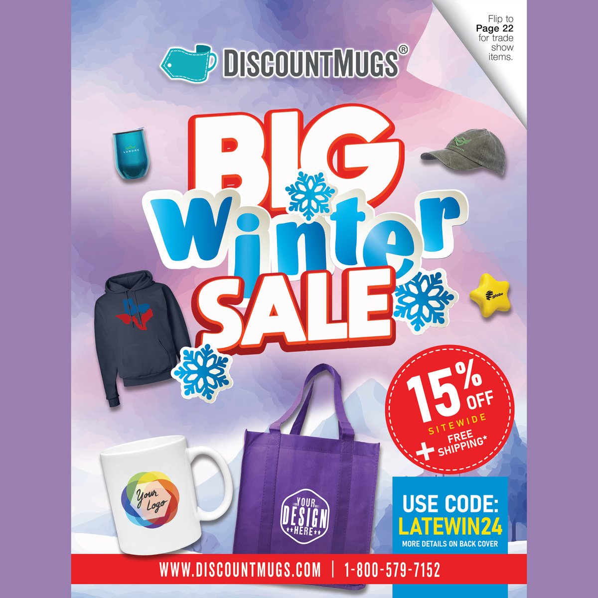 discountmugscom's tweet photo. Our Winter catalog is HERE and ready to dazzle your marketing strategies! From eye-catching giveaways to branded merchandise, we've curated a collection that will elevate your brand. Check it out: https://t.co/UnuyIwbDZw

#NewCatalog #PromotionalPower #MarketingMustHaves https://t.co/4UovGvbLR4