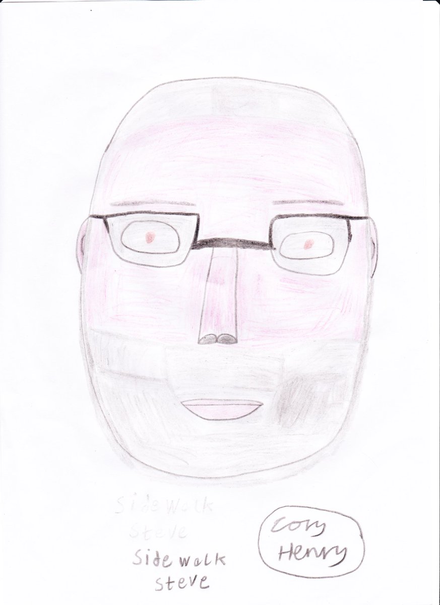 This is a hand-drawn face portrait of a brave man who does his best to protect kids from gender ideology. His name is @Sidewalk_Steve.

#protectkids
#protectchildren
#nochildisborninthewrongbody
#sidewalksteve
#art 
#drawing