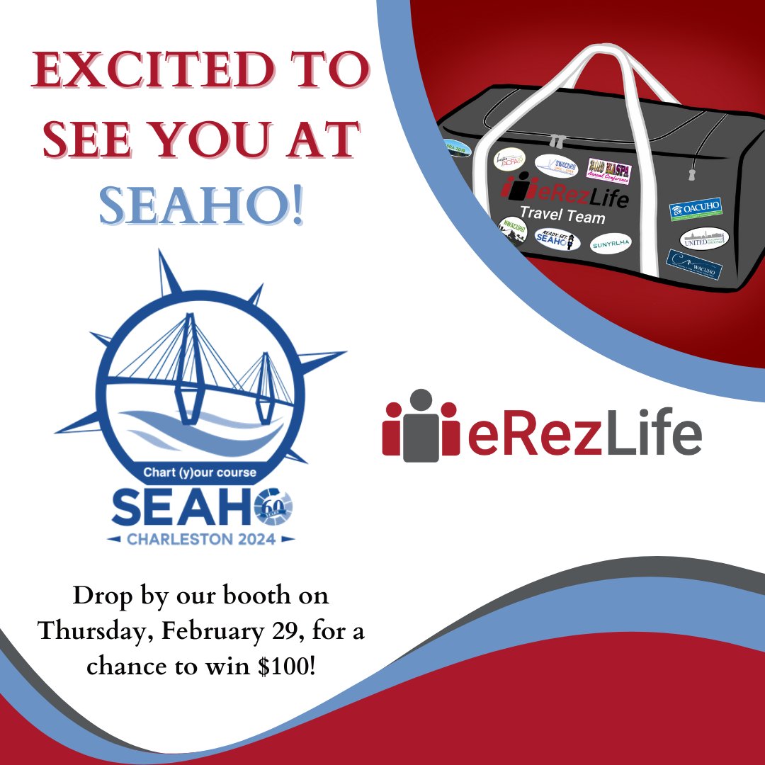 eRezLife's tweet photo. We’re setting sail and heading for the harbor! ⛵️ Can’t wait to meet you all at @SEAHOconnect in Charleston, SC. Swing by our booth to say hello to Cate, Tim, Tiffany &amp; Nic and you might just leave $100 richer. See you soon! #SEAHO24 https://t.co/iJZnLLkdic