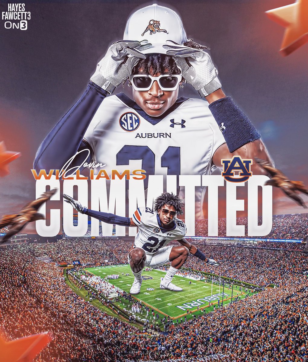 100%Committed! I’m Home, War Eagle 🦅. @Hayesfawcett3 @therealkwat