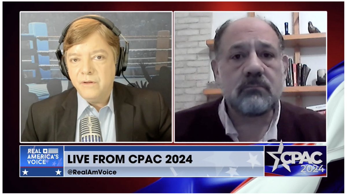meforum's tweet photo. .@BenWeinthal at @RealAmVoice: “It doesn’t really seem to me that the American government under Biden understands what’s happening on the ground in Gaza.” #UnderStatementoftheYear
https://t.co/syYFDZl0tF https://t.co/Hr6pQS1LkN