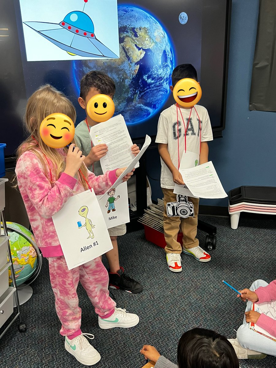 MissLopezL's tweet photo. Had some aliens (and Mike) scouting for freshwater today! They had a blast learning about freshwater resources 🏞️ #2ndGrade #MRobibsonLions #Science @MRobinsonElem https://t.co/og5yD218OZ