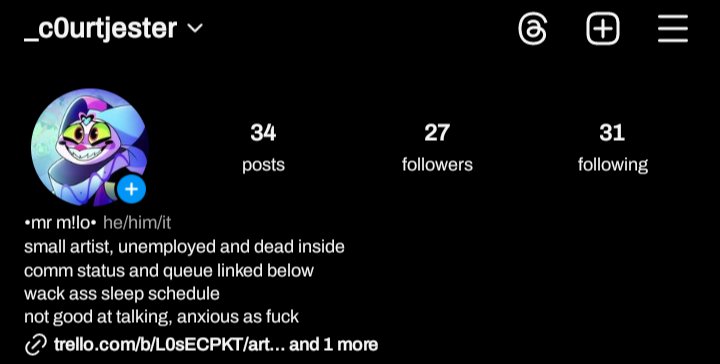 _c0urtjester's tweet photo. hey sooo
im never active here anymore and i know i just recently came back but im thinking abt leaving twitter lmao
i have other places if you still wanna see me around but this app kinda sucks so uh

not gonna deactivate or anything but yeah https://t.co/ejfg0lwTsg