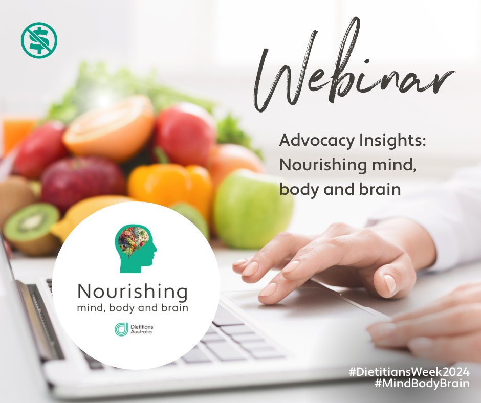 Advocacy Insights: Nourishing #MindBodyBrain 🧠this free webinar for members will bring insight about the impact #APDs can have on mental health. Be inspired for action & allyship in support of our nutrition & mental health for #DietitiansWeek2024 bit.ly/3uNDu5Q