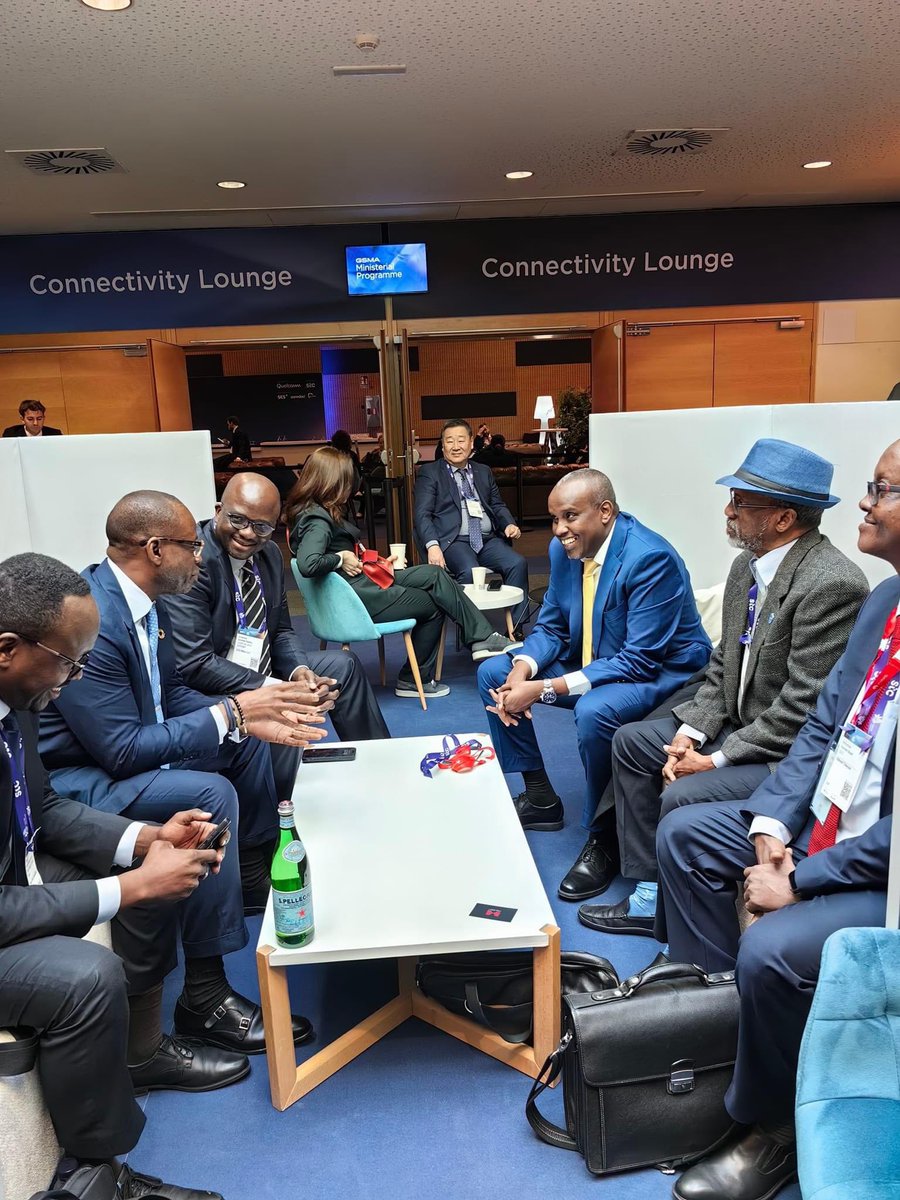 This afternoon in Barcelona, I met with Mr. Pawet Biskupski, CEO of Systemics and Hon.Radwan Abdillahi Bahdon, Djibouti Minister of Communications, Post and Telecommunications on the sidelines of the Mobile World Congress #MWC24MP #MWC2024