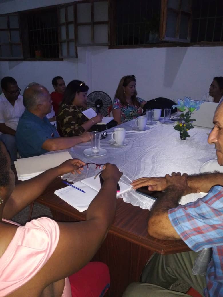 Encuentro con el Equipo de Dirección del estado Sucre, por parte de la Dirección Nacional de la Misión Médica, al frente la Dra. Annery Luis Martínez. 
#CubaPorLaVida 🤎
#CubaCoopera🤎
<a href="/Yusleivy/">Erika Berrios</a> Martínez Carmona🤎
<a href="/cubacooperaven/">Brigada Médica Cubana en Venezuela</a> 🤎
<a href="/japortalmiranda/">José Angel Portal Miranda</a> 🤎