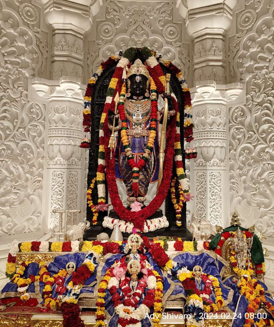 ivaishalipandit's tweet photo. अयोध्या धाम से श्री रामलला जी के दिव्य अलौकिक दर्शन 🙌❤️🏵️ https://t.co/iIPFxNpoRU