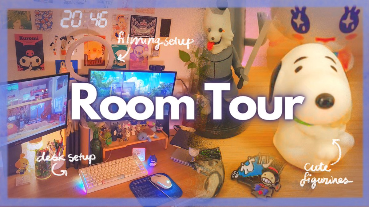 seeingstargamer's tweet photo. Hello! I made a little room tour video where I share my hoarding tendencies, game collection, wfh setup, &amp; more ☺️

WATCH HERE: https://t.co/zfvslPlenr https://t.co/w0eTNCPyKq