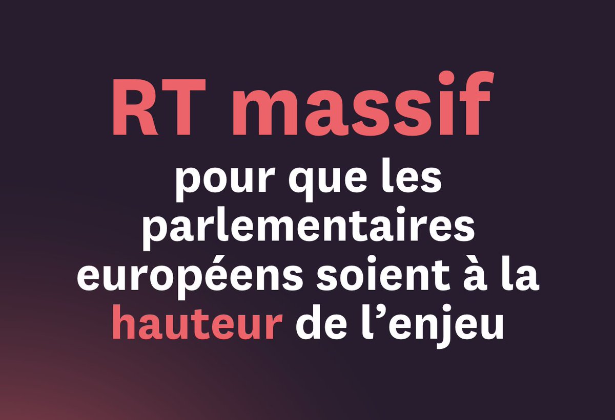 URGENCE Nous n'avons plus que qq heures pour faire la différence. A partir de 12h, l’avenir de la Loi sur la Restauration de la Nature, que vous avez sauvée du gouffre en juillet dernier, sera scellé. L'adoption finale par le Parlement UE devait être une simple formalité, mais