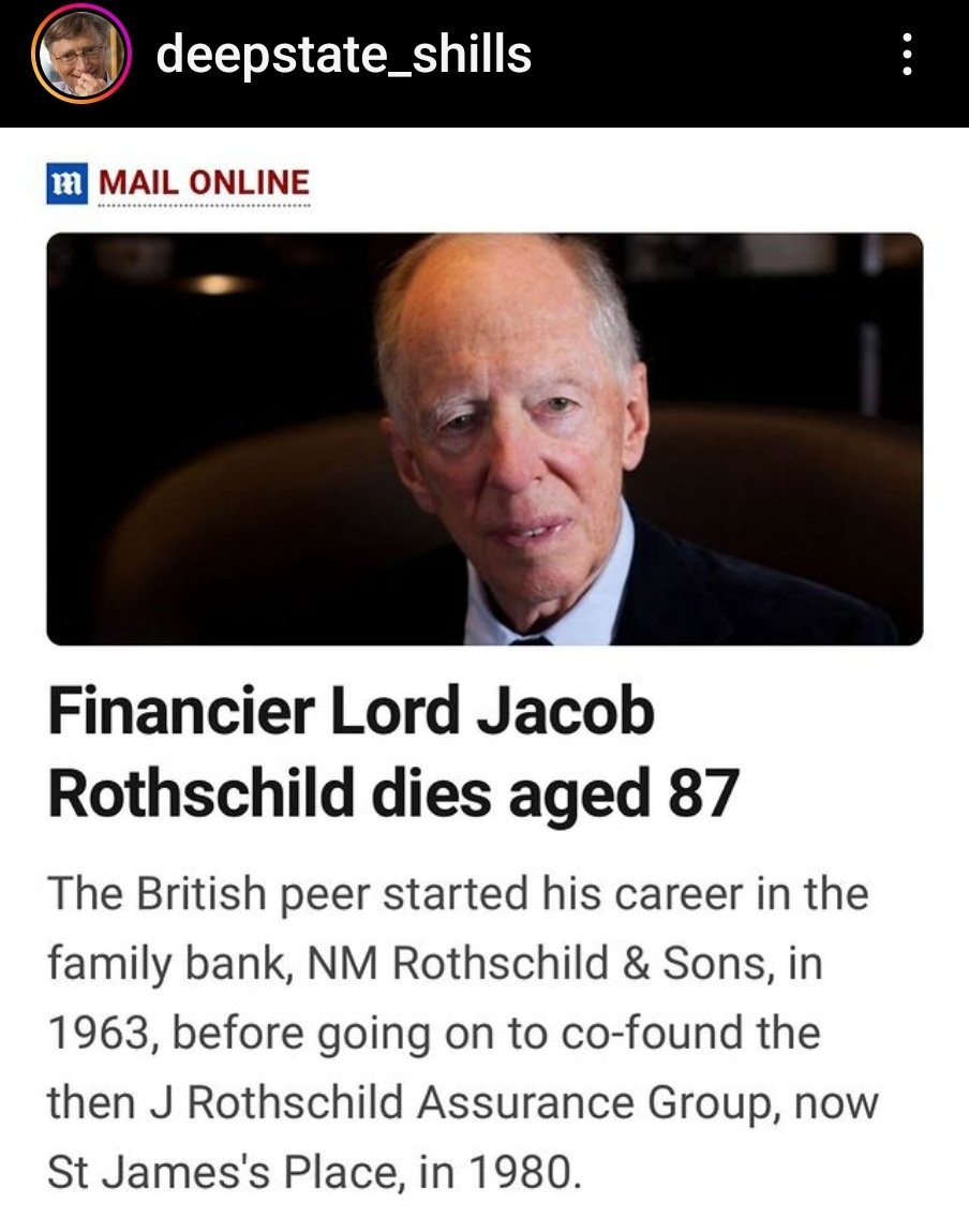 carawr1's tweet photo. He maintained a wide network of international connections, acting as deputy chairman of Rupert Murdoch’s BSkyB Television, adviser to then-Prince Charles. Member of the International Advisory Board of the Blackstone Group, co-founded J. Rothschild Assurance Group in 1991, cont.. https://t.co/CDRVECiGdI
